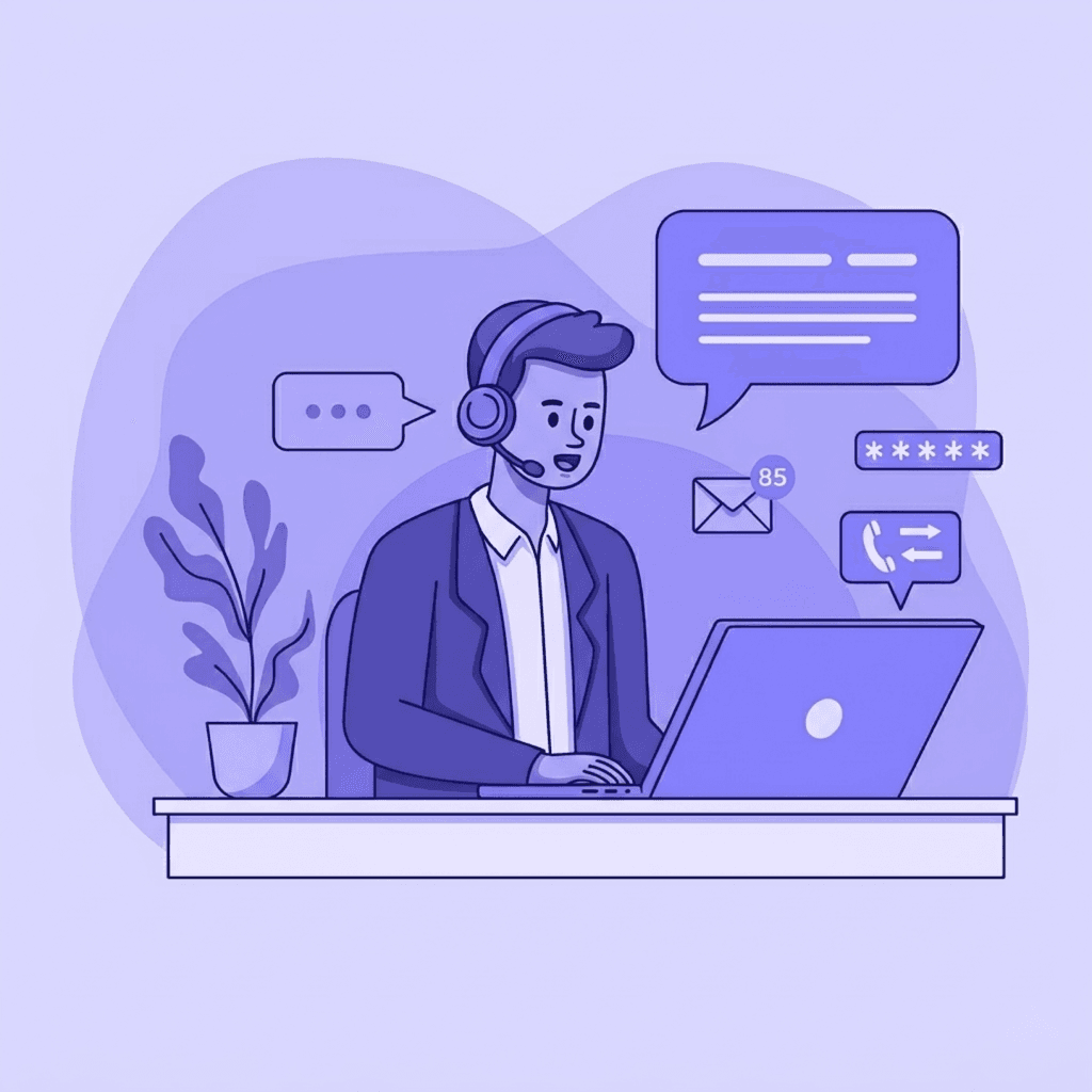 Contact illustration